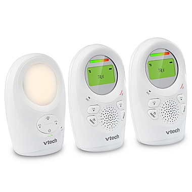VTech&reg; DM1211-2 2-Parent Unit Audio Monitor in White. View a larger version of this product image.