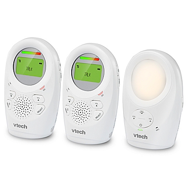 VTech&reg; DM1211-2 2-Parent Unit Audio Monitor in White. View a larger version of this product image.