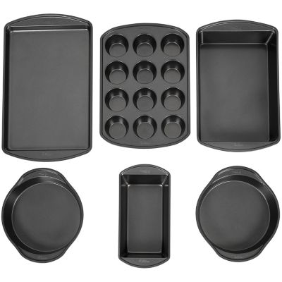 Wilton Premium Nonstick 6-Piece Bakeware Set Dark grey