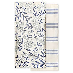Bee & Willow™ Border Sketch Kitchen Towels (Set of 2)