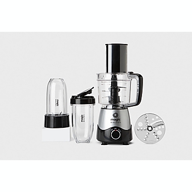 Magic Bullet&reg; Kitchen Express&trade; Food Processor in Silver/Black. View a larger version of this product image.