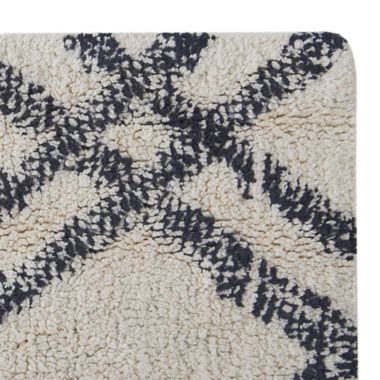 INK+IVY Ansel Geo Diamond Yarn Dyed Cotton Tufted Bath Rug. View a larger version of this product image.