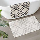 Alternate image 7 for INK+IVY Ansel Geo Diamond 20" x 32" Yarn Dyed Cotton Tufted Bath Rug in Grey/White
