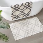 Alternate image 7 for INK+IVY Ansel Geo Diamond Yarn Dyed Cotton Tufted Bath Rug