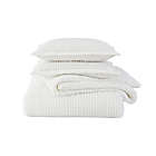 Alternate image 2 for UGG&reg; Avery 2-Piece Reversible Twin/Twin XL Comforter Set in Snow Rivet