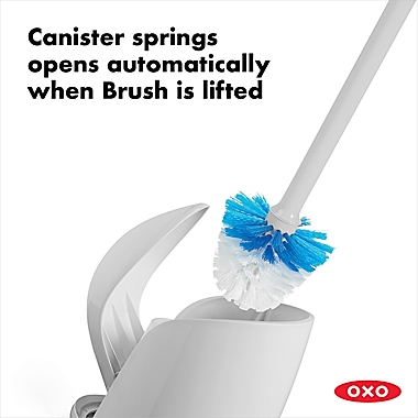 OXO Good Grips&reg; Compact Toilet Brush and Canister. View a larger version of this product image.