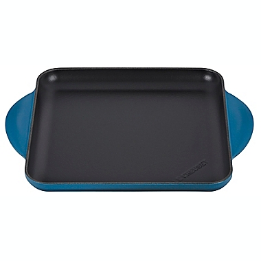 cykel Fern sympati Le Creuset® 9.5-Inch Square Griddle Pan in Deep Teal | Bed Bath & Beyond