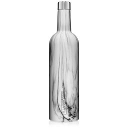 BrüMate 25 oz. Winesulator Wine Canteen in Carrara White