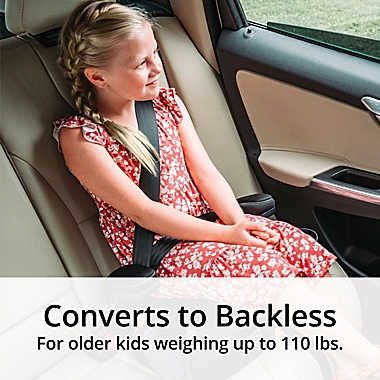 Chicco&reg; KidFit ClearTex&reg; Plus 2-in-1 Belt Positioning Booster Car Seat in Obsidian. View a larger version of this product image.