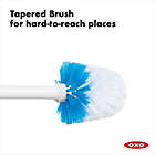 Alternate image 6 for OXO Good Grips&reg; 2-Piece Compact Toilet Brush and Canister Set in White/Blue