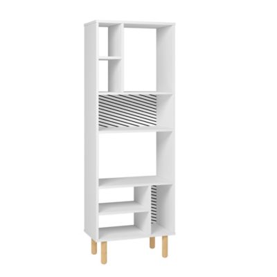 Manhattan Comfort Essex Decor Bookcase in White