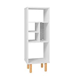 Manhattan Comfort Essex 5-Shelf Bookcase in White