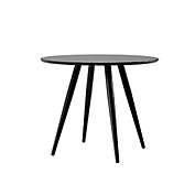 Manhattan Comfort&copy; Athena 35.43-Inch Round Dining Table in Black