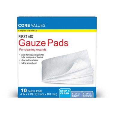 Harmon&reg; Face Values&trade; 10-Count 4x4 Sterile Pads. View a larger version of this product image.