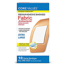 Harmon® Face Values® 10-Count Extra Large Advanced Antibacterial Fabric Bandage