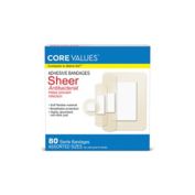 Harmon&reg; Face Values&trade; 80-Count Antibacterial Sheer Adhesive Bandages Assorted