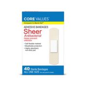 Harmon&reg; Face Values&reg; 40-Count 3/4-Inch Sheer Adhesive Fabric Bandage