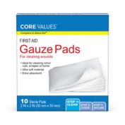Harmon&reg; Face Values&trade; 10-Count 2-Inch x 2-Inch Sterile Gauze Pads