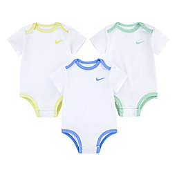 Nike® 3-Pack Bodysuits in White