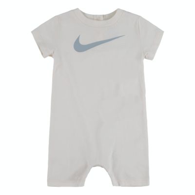 Nike&reg; Newborn Swoosh Romper in Yellow