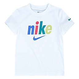 Nike® Size 2T Swoosh Short Sleeve Shirt in Red