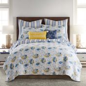 Levtex Home Tropical Sea 3-Piece Reversible Quilt Set