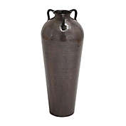 Brown Metal Rustic Vase
