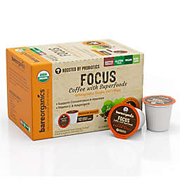 BareOrganics® Focus Coffee Pods for Single Serve Coffee Makers 12-Count