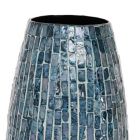 Alternate image 4 for Ridge Road D&eacute;cor Wood Coastal Urn Vase in Blue
