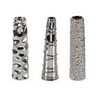 Alternate image 3 for Ridge Road D&eacute;cor 3-Piece Glam Ceramic Vase Set in Silver