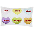 Alternate image 0 for H for Happy&trade; Valentine&#39;s Day Oblong Indoor/Outdoor Throw Pillow