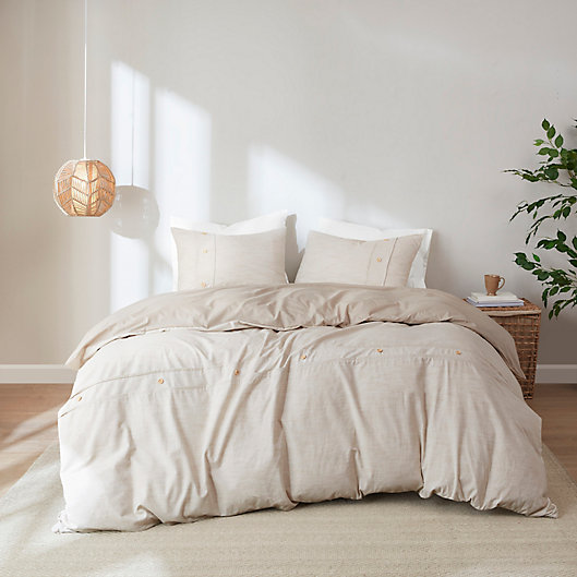Clean Spaces Dover Organic Cotton, California King Size Bed Bedding