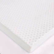 Sleep Philosophy Flexapedic 3-Inch Gel Memory Foam Twin Mattress Topper Cover in White