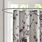 Alternate image 1 for Madison Park Holly 72-Inch Shower Curtain in Purple
