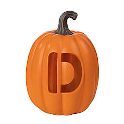 H for Happy™ LED Monogram Letter "D" Pumpkin