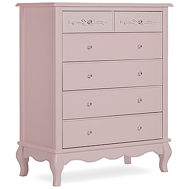evolur&trade; Aurora 6-Drawer Tall Chest in Blush Pink Pearl. View a larger version of this product image.