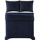 Alternate image 4 for FRYE&reg; Cotton Denim 3-Piece Full/Queen Comforter Set in Blue