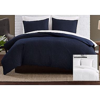 FRYE&reg; Cotton Denim 3-Piece Full/Queen Comforter Set in Blue. View a larger version of this product image.