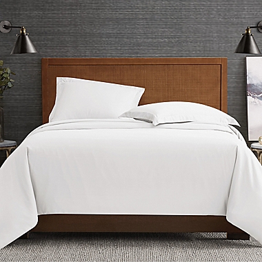 London Fog&reg; Garment Wash Solid 2-Piece Twin XL Duvet Set in White. View a larger version of this product image.
