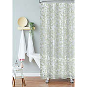 Laura Ashley&reg; 70-Inch x 72-Inch PEVA Shower Curtain in Green Apple Leaf