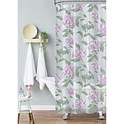 Laura Ashley&reg; 70-Inch x 72-Inch Hydrangea PEVA Shower Curtain in Lavender