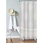 Laura Ashley&reg; 70-Inch x 72-Inch Winchester PEVA Shower Curtain in Blush