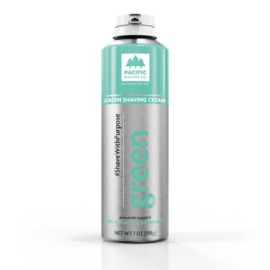 Pacific Shaving Co.&reg; #ShaveWithPurpose 7 oz. Green Shaving Cream. View a larger version of this product image.