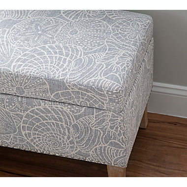 Sanaa Storage Ottoman in Stone. View a larger version of this product image.