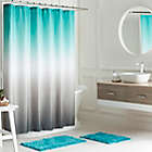 Alternate image 0 for Creative Home Ideas 70-Inch x 72-Inch Ombr&eacute; 16-Piece Shower Curtain Set