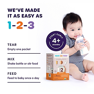 Ready, Set, Food!&trade; 30-Pack Early Allergen Maintain Stage 2 Mix-Ins. View a larger version of this product image.