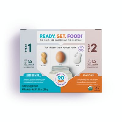 Ready, Set, Food!&trade; 90-Pack Early Allergen Introduction Stage 1 + 2 Mix-Ins