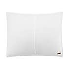 Alternate image 3 for UGG&reg; Devon 3-Piece Full/Queen Reversible Comforter Set in White Clipped Stripe