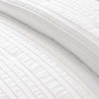 Alternate image 5 for UGG&reg; Devon 3-Piece Full/Queen Reversible Comforter Set in White Clipped Stripe
