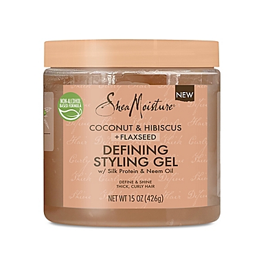 SheaMoisture® 15 oz. Coconut & Hibiscus + Flaxseed Defining Styling Gel |  Bed Bath & Beyond